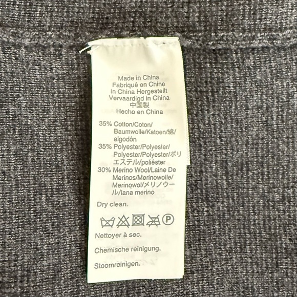 J. Crew Sophie Open-Front Sweater-Blazer in Heather Charcoal Gray - Picture 14 of 15